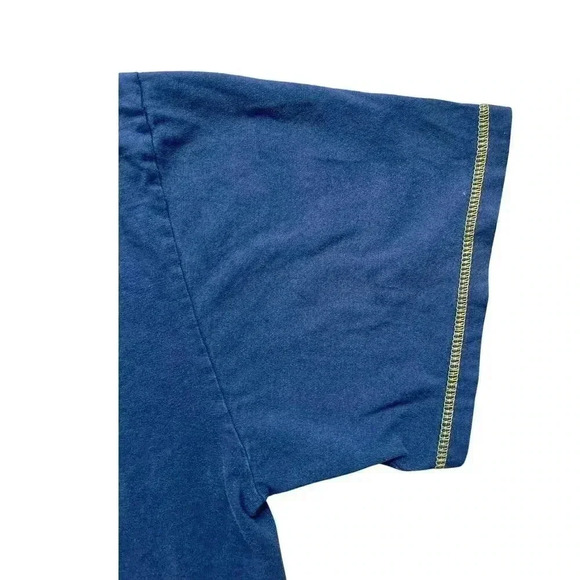 Vintage 90s Nike Streetwear Contrast Spellout Stitch Big Check T-Shirt Mens XXL - Picture 5 of 11